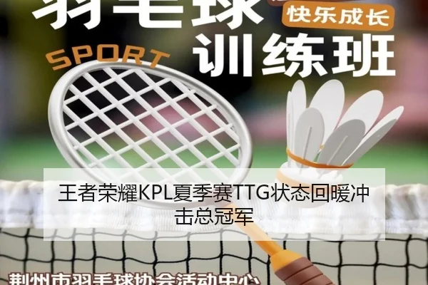 王者荣耀KPL夏季赛TTG状态回暖冲击总冠军